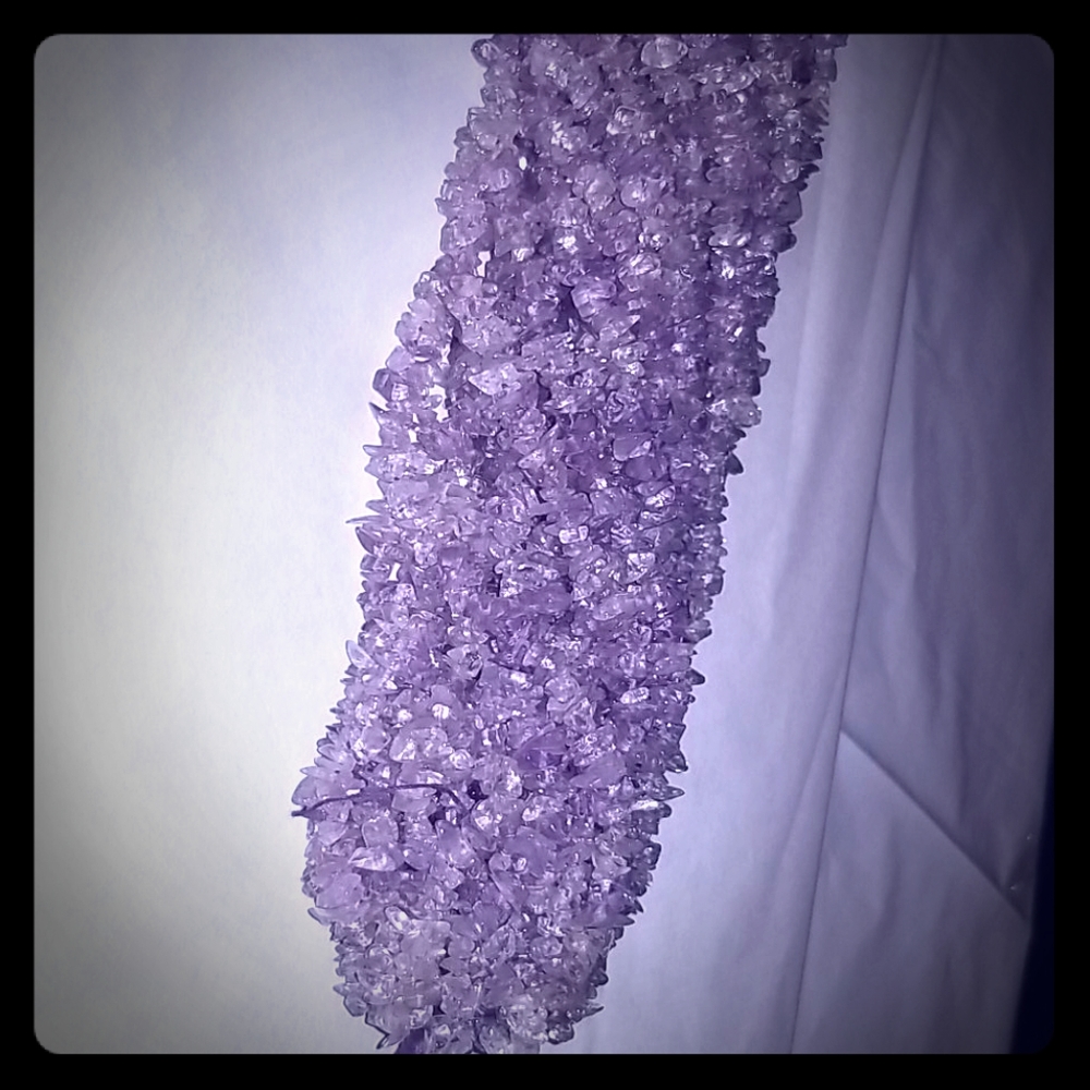 Amethyst Chips (3 strands) 16" Long